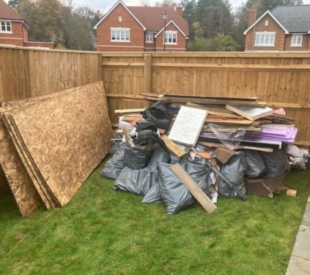 Rubbish ready for removal in Reading, Berkshire - Rubbish Clearance Reading